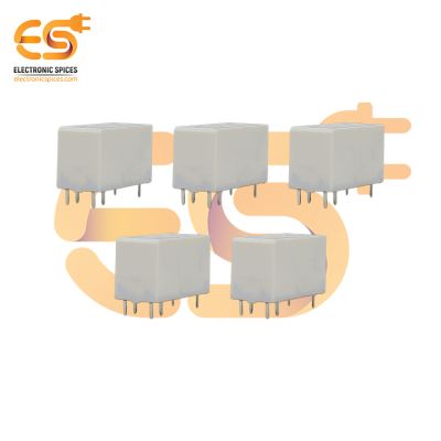 12V DC 250V AC 16A 6 Terminal NO HF115F-I/012-1HS3A Switching current PCB panel mount power relay pack of 5pcs